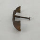 2 Brass Drawer Pulls Ornate Cabinet Handles 5" Furniture Hardware Antique Style