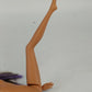 Mattel Barbie Ballerina Doll Brunette Purple Hair Bendy Knees Vintage