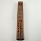 Hand Carved Flute Wooden Double Barrel Balkan Dvojnice 12.75" Long 7 Hole Vtg