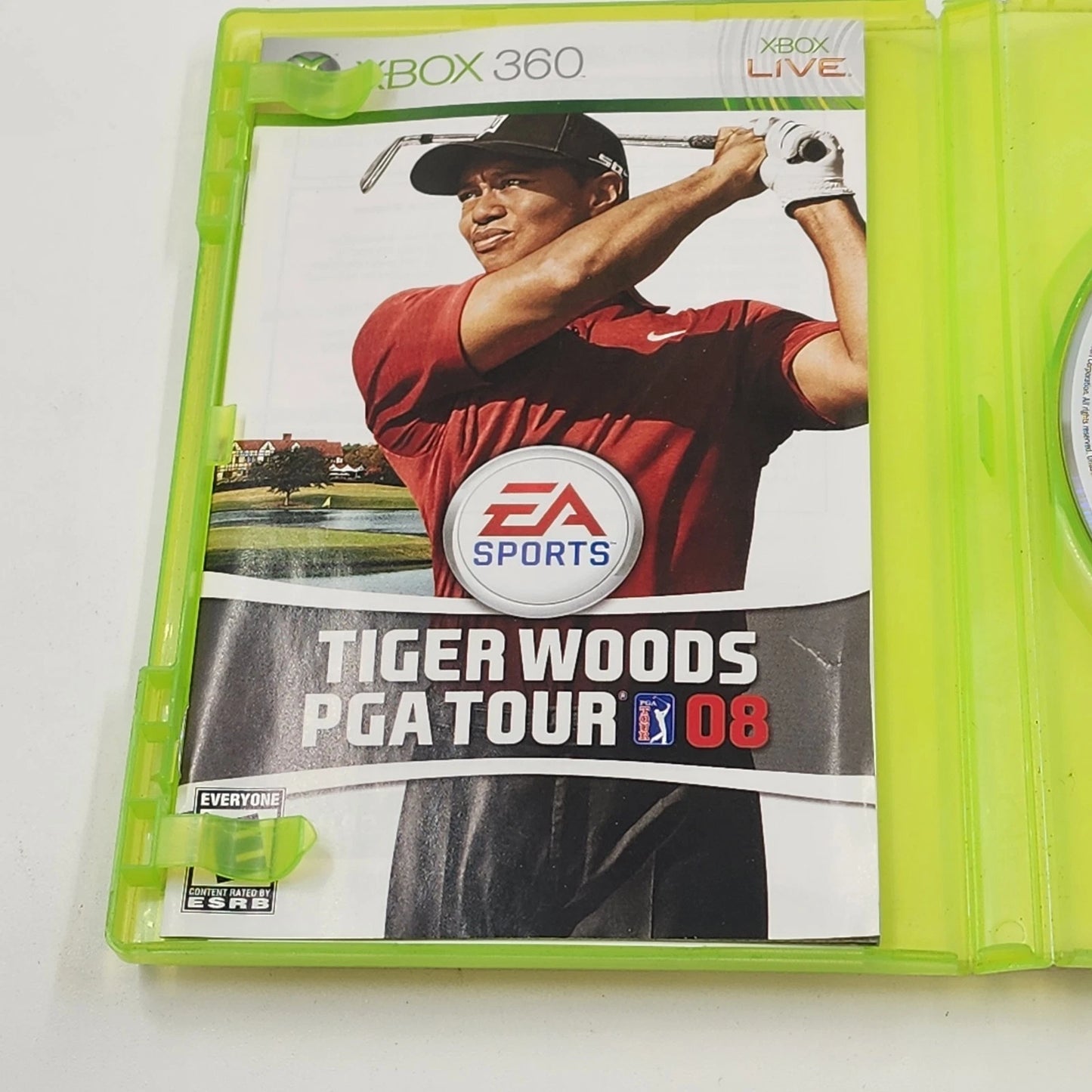 Tiger Woods PGA Tour 2008 Microsoft Xbox 360 Golf Video Game Console EA Sports
