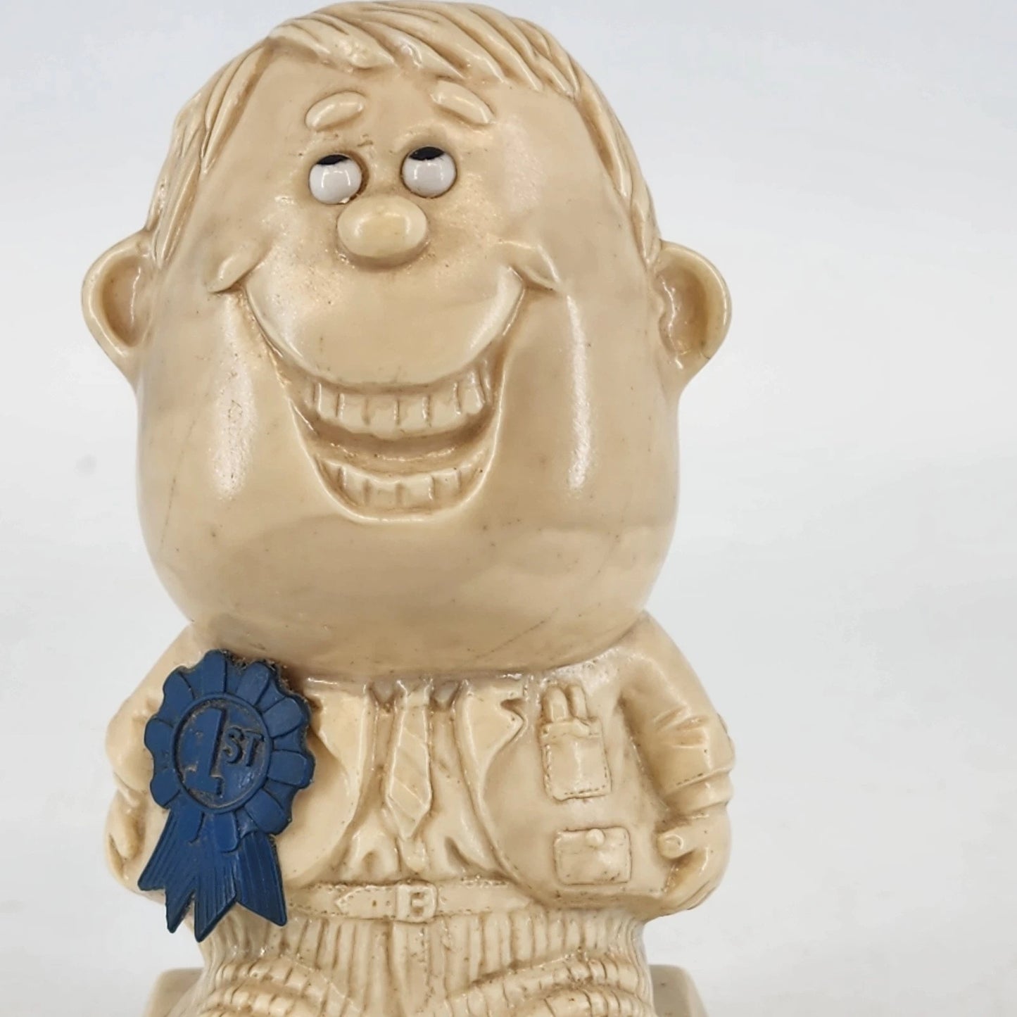 Vintage Russ Berrie Worlds Best Father Sillisculpt Figurine 1970s