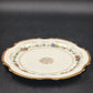LRL Limoges Plate Art Nouveau w Multicolor Floral Motif & Gold Tone Edges France