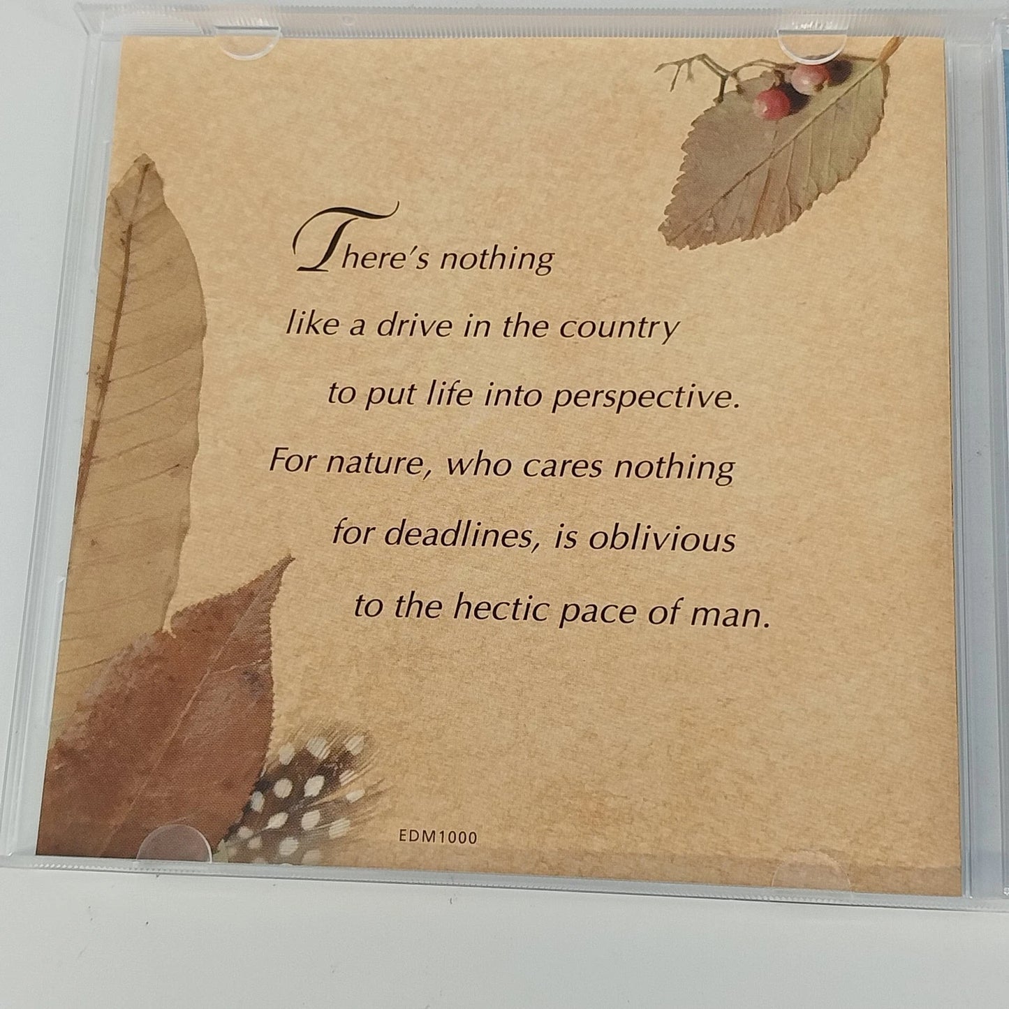 Hallmark Music A Drive In The Country CD Various Artists Instrumental New Age