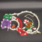 Holiday Time Lighted Snowman Christmas Window Decor 43 mini bulbs 17" From China