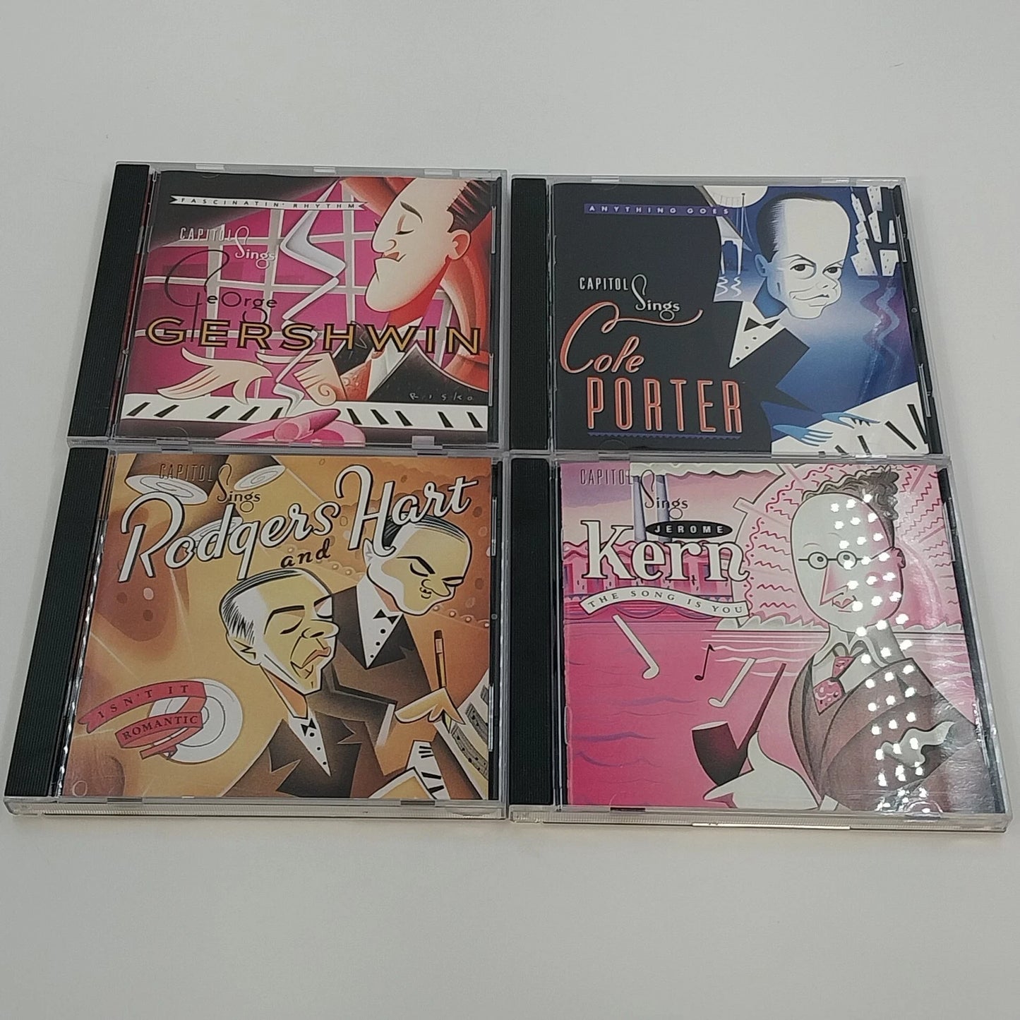 Capitol Sings 4 CD George Gershwin Cole Porter Rodgers & Hart Jerome Kern Jazz