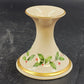 2 Lenox Candlestick Holders Dimension Holiday White China 24K Gold Trim