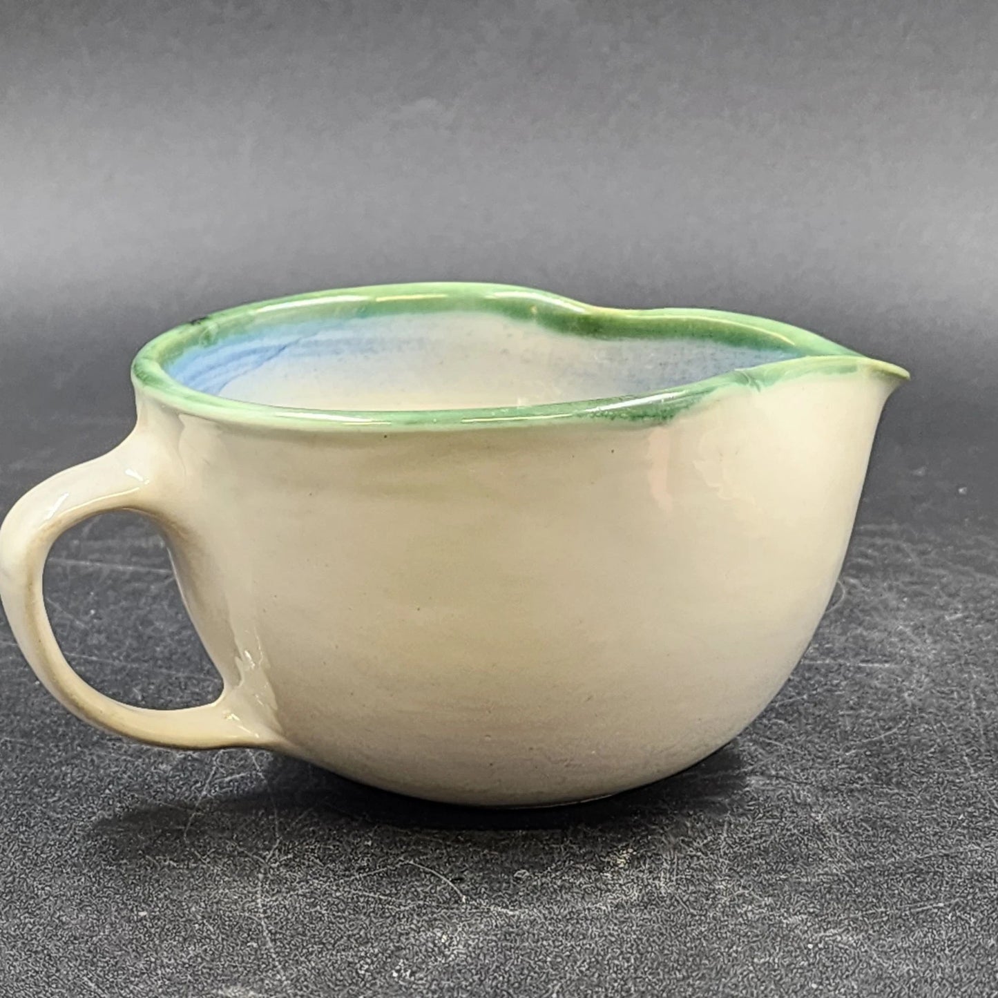 Hadley Open Sauce Boat Gravy Boat Blueberry Bouquet Hand-Painted Stoneware Vtg