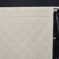 White Rectangle Tablecloth with Windowpane Checkered Striped Pattern 52"x70"