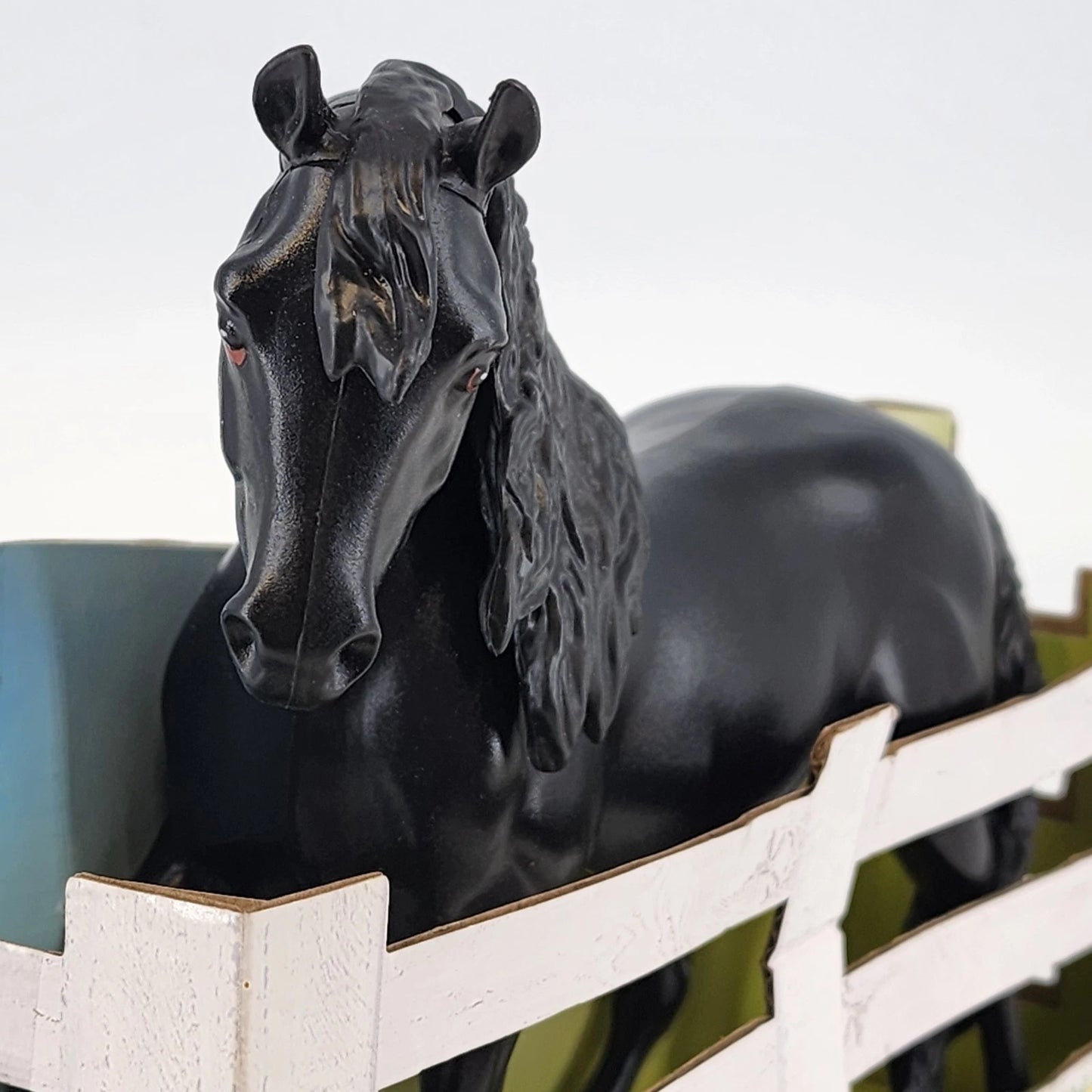 Breyer Paddock Pals Smokey Black Morgan Horse Dressage Champion Model 1:24 Vtg