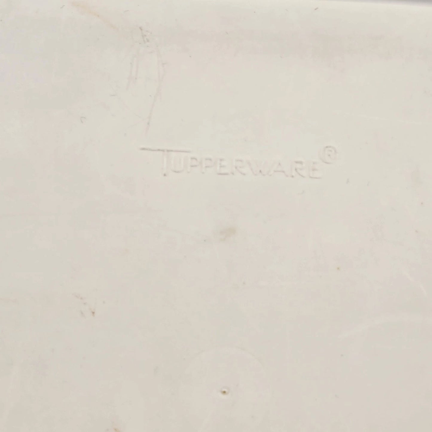 Tupperware Modular Mates 1621-1 Clear Storage Canister White Lid 1623-4 Vintage