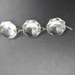 20 Pc Octagon Crystal Prism Chain Beads Glass Chandelier Candelabra Pendant 18"
