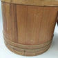 Shaker Firkin Primitive Wooden Sugar Pail Bucket Pantry Box No Handle 15" x 14"