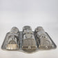 Nordic Ware Train Cake Pan Railroad Locomotive 9 Sec Heavy Cast Aluminum 5 Cup