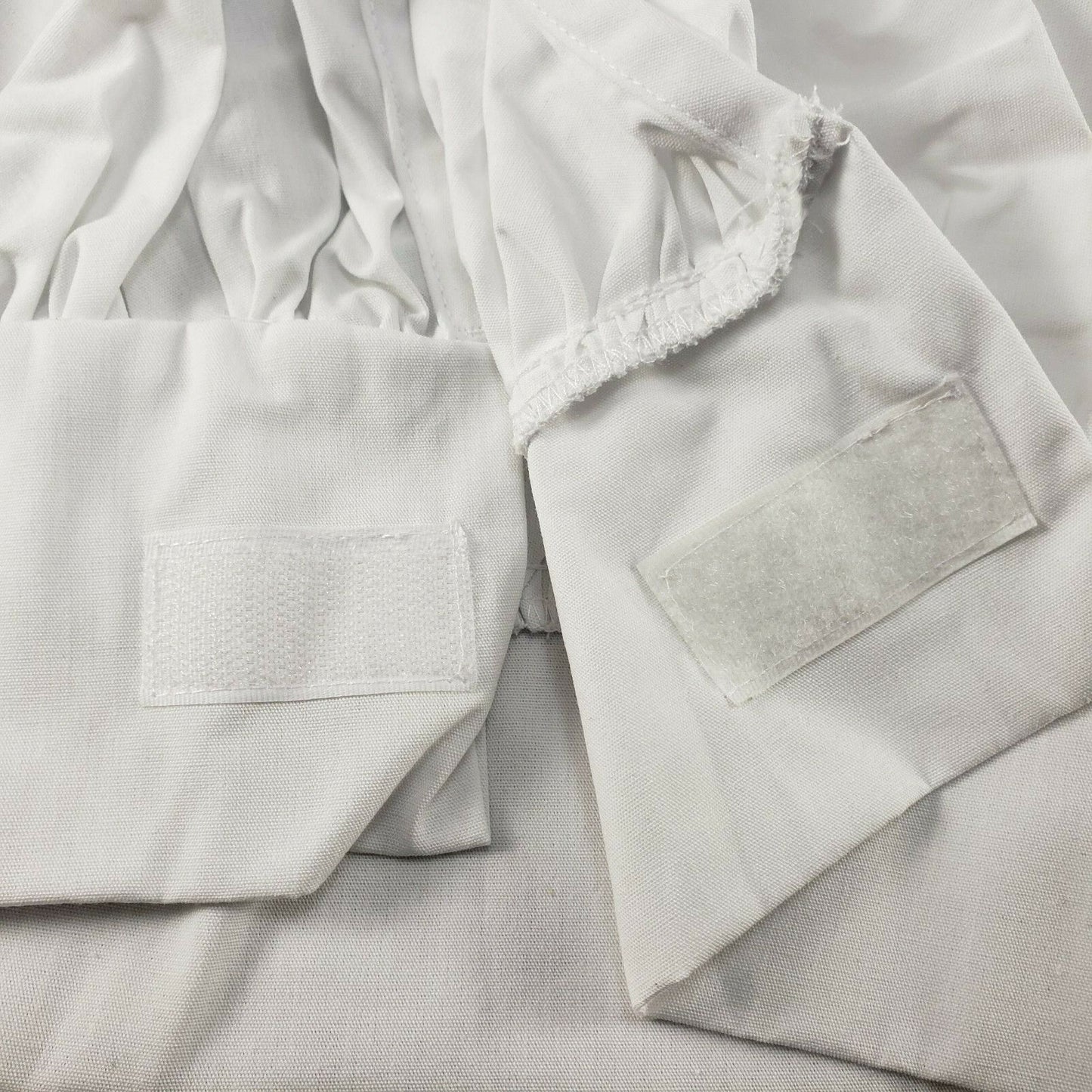 Fame Fabrics C20 White Chef Hat 10 Inch Hook Loop Closure 81118