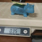 Berlin Design Blue Hippopotamus Pottery Figurine Egyptian Art William Hippo 4"