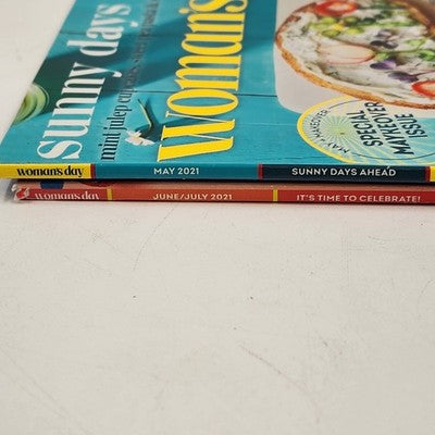 2 Woman's Day Magazine May & June/July 2021 Sunny Days Ahead & Time to Celebrate