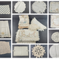 12 Lace Linen Embroidered Dresser Scarves and Doilies Various Sizes and Colors