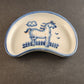 MA Hadley Country Farm Horse Crescent Side Plate Vintage Pottery Stoneware