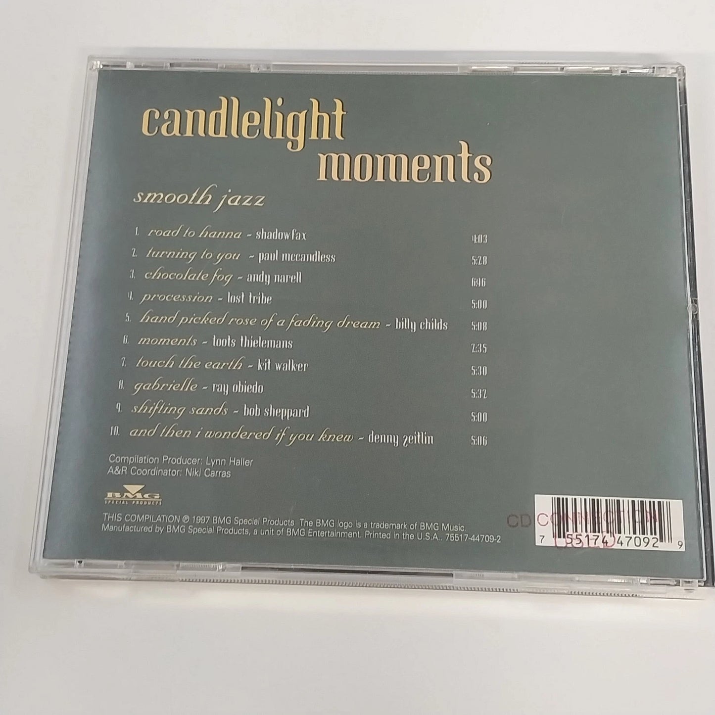 BMG Candlelight Moments 4 CD Lot Romantic Piano Smooth Jazz Serene Sounds