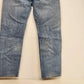 Levi’s 505 Men's Jeans 32x30 Heavily Distressed Classic Straight Leg Light Wash