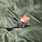 Sunbeam Microplush Comfy Toes Electric Heated Throw Blanket Foot Pocket Green