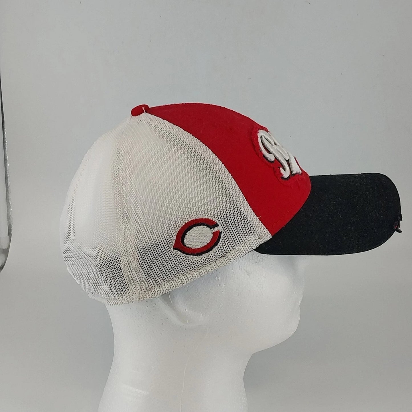 Cincinnati Reds New Era Trucker Hat Red White Mesh MLB Cap