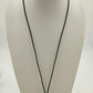 3 Beaded Necklaces Multicolor Seed Bead Suede Cord Amber Pendant