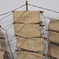 Assembled Model Cutty Sark Clipper Ship Wood Construction Canvas Sails 30" Long