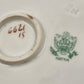 MZ Austria Plate Pastel Roses Gilded Floral Scalloped Edge 10" Vintage