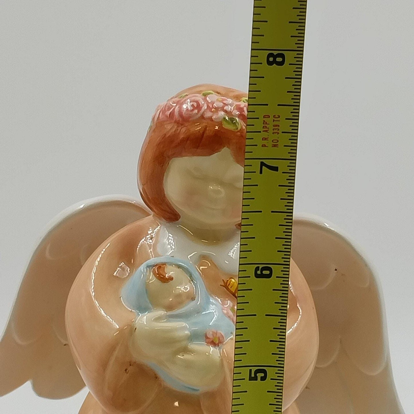 Ella Bella A Mother's Love Musical Angel & Baby Figurine Pavilion Gift 2002