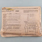 McCalls 5263 Vintage Sewing Pattern Misses 50s Jr Misses Taper Slacks Shorts 24½
