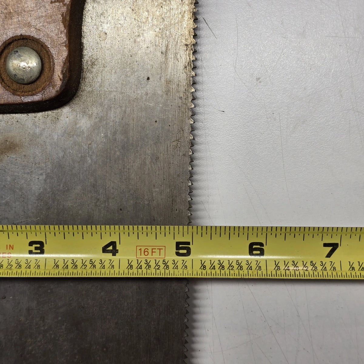 Stanley No 780 20" Hand Saw Wood Leaf Handle Made USA Vintage Carpenter Tool