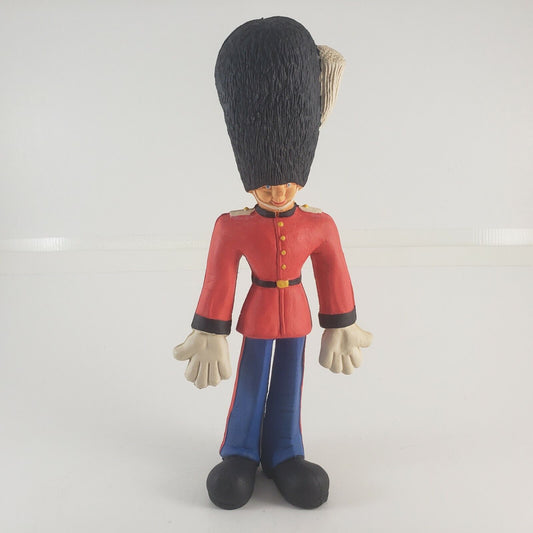 Toy Soldier Bendy Vintage Made England Rubber British Guard London Palace RARE