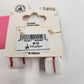 Set 2 White Red Disney Gift Box & Deep Red Wide Hoop Wavy Stud & Drop Earrings