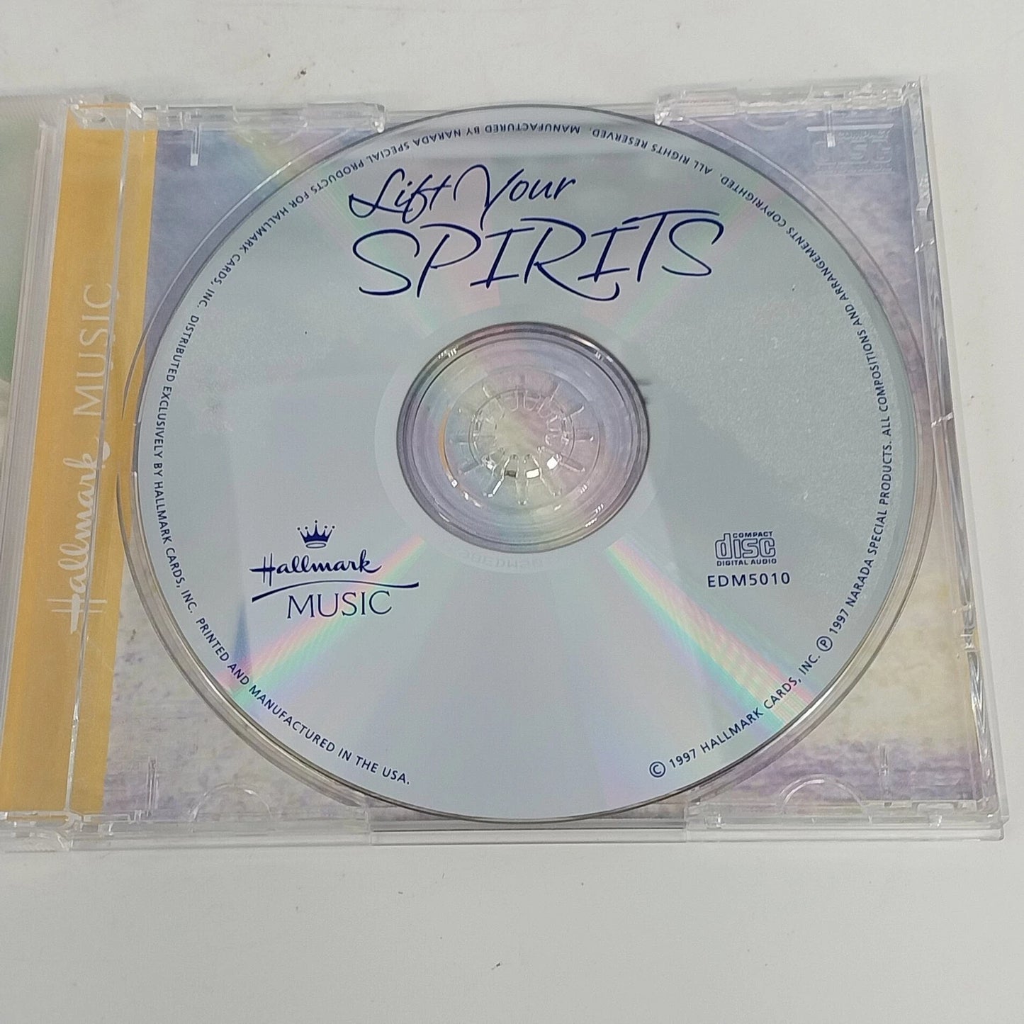 Hallmark Lift Your Spirits CD Michel Genest Inspirational Keyboard Music 1997