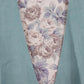 Tina Barrie Women's Vest 24W Plus Size Mint Green White Lace Floral Back Vtg