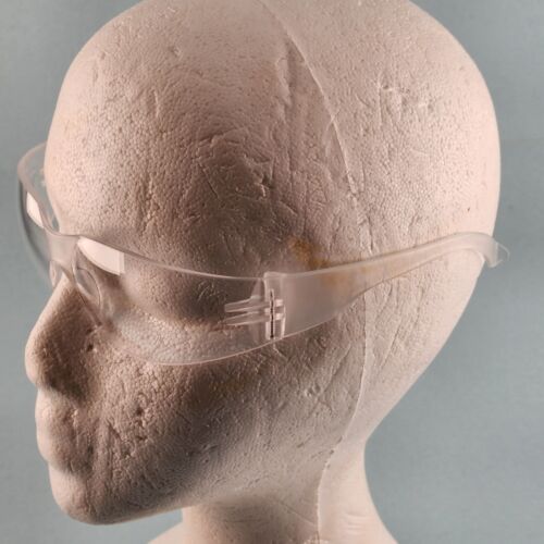ERB IProtect Economy Safety Glasses Clear Polycarbonate Lens Clear Temples Z87.1