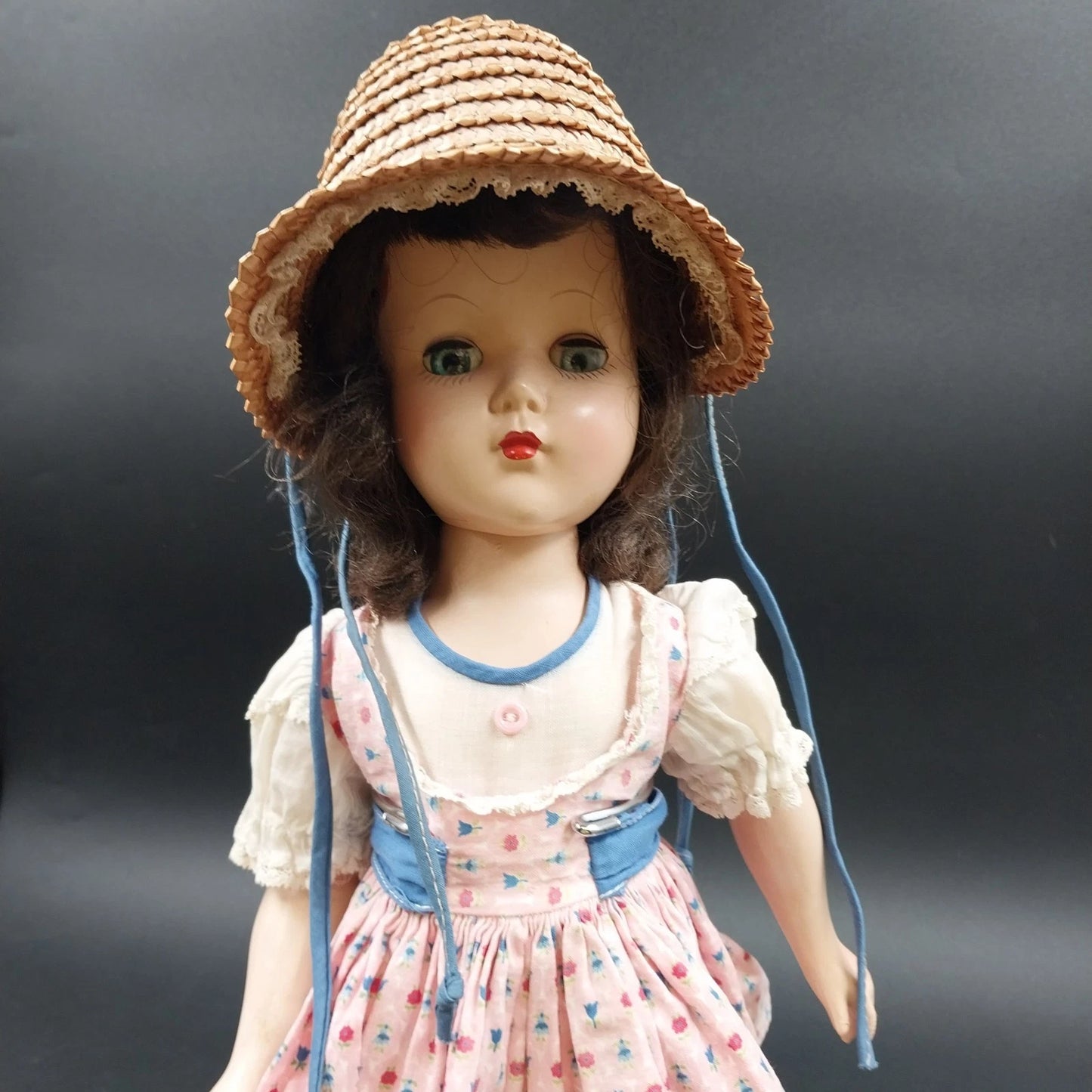 American Character Sweet Sue Doll 18" Head Turns Walking Mechanism 1950's Vtg