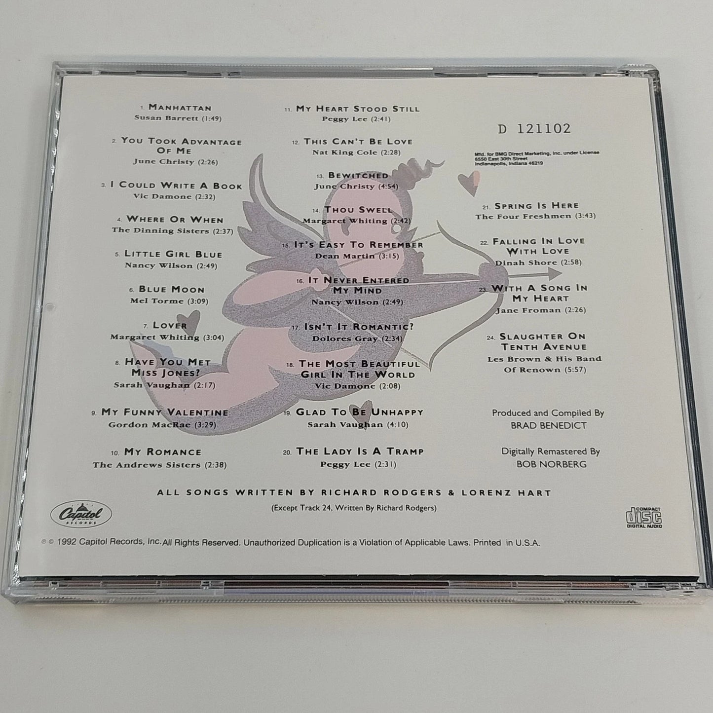 Capitol Sings 4 CD George Gershwin Cole Porter Rodgers & Hart Jerome Kern Jazz