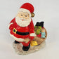 Vintage Santa Figurine Japan Pottery Hand Painted 5 Inch