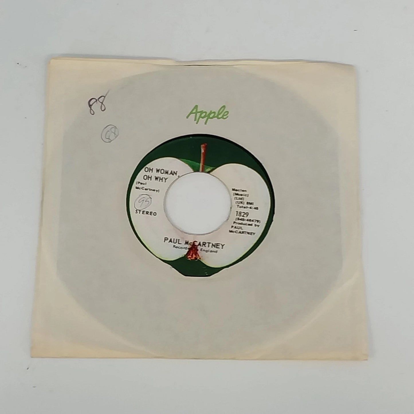 Paul McCartney Another Day 45 RPM Vinyl Apple Records 1971