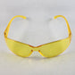 ERB Boas Safety Glasses Work Eye Protection Wraparound Lens High Impact Z87.1 (Amber, Amber)