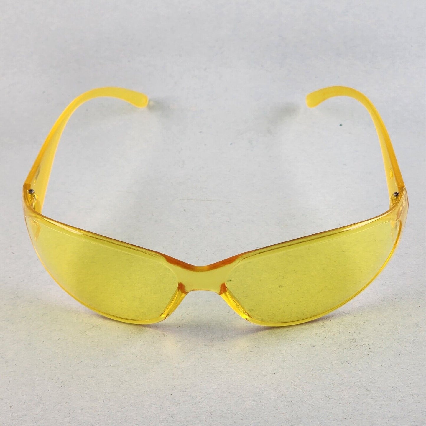 ERB Boas Safety Glasses Work Eye Protection Wraparound Lens High Impact Z87.1 (Amber, Amber)