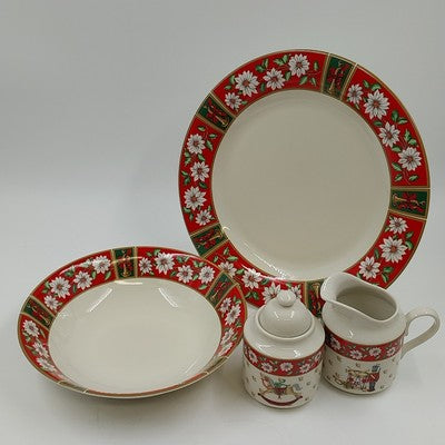 Classic Traditions Charlton Hall 5pc Hostess Set Platter Bowl Cream Sugar Boxed