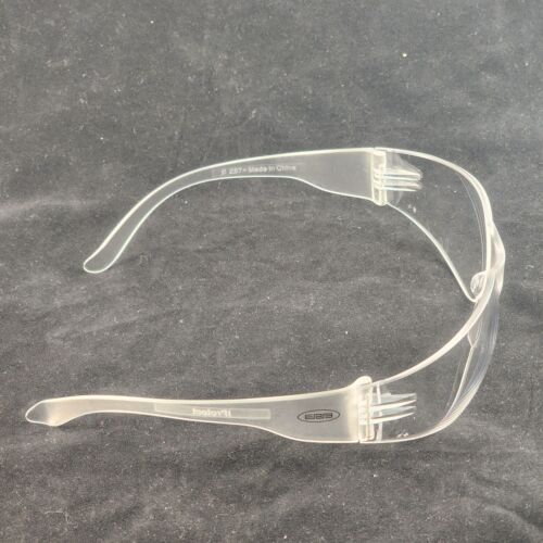 ERB IProtect Economy Safety Glasses Clear Polycarbonate Lens Clear Temples Z87.1