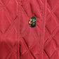 Gallery Women's Red Quilt Jacket Eyelet Closure Side Pocket 1X Long Sleeve China