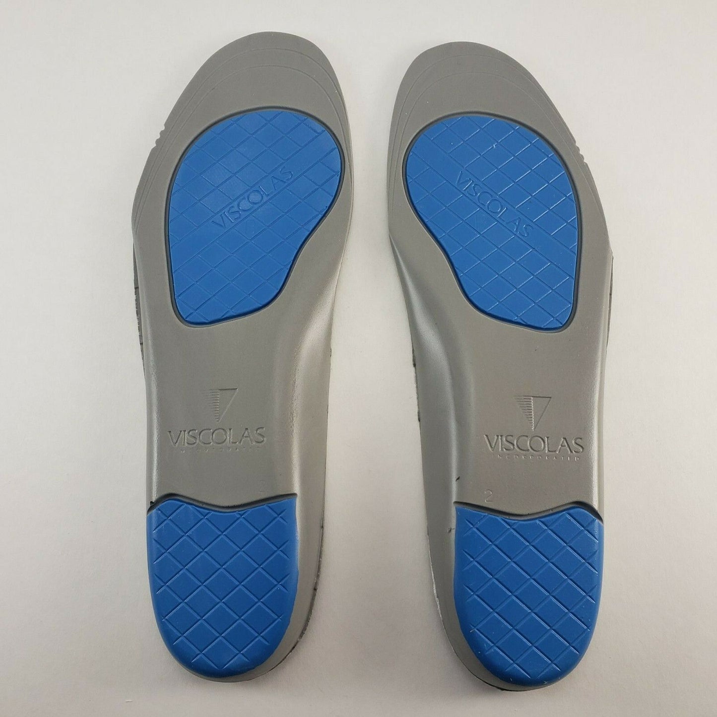 Impacto Anti-Fatigue Insoles Insert Gel Heel Arch Support Size US Men 5 7 NOS