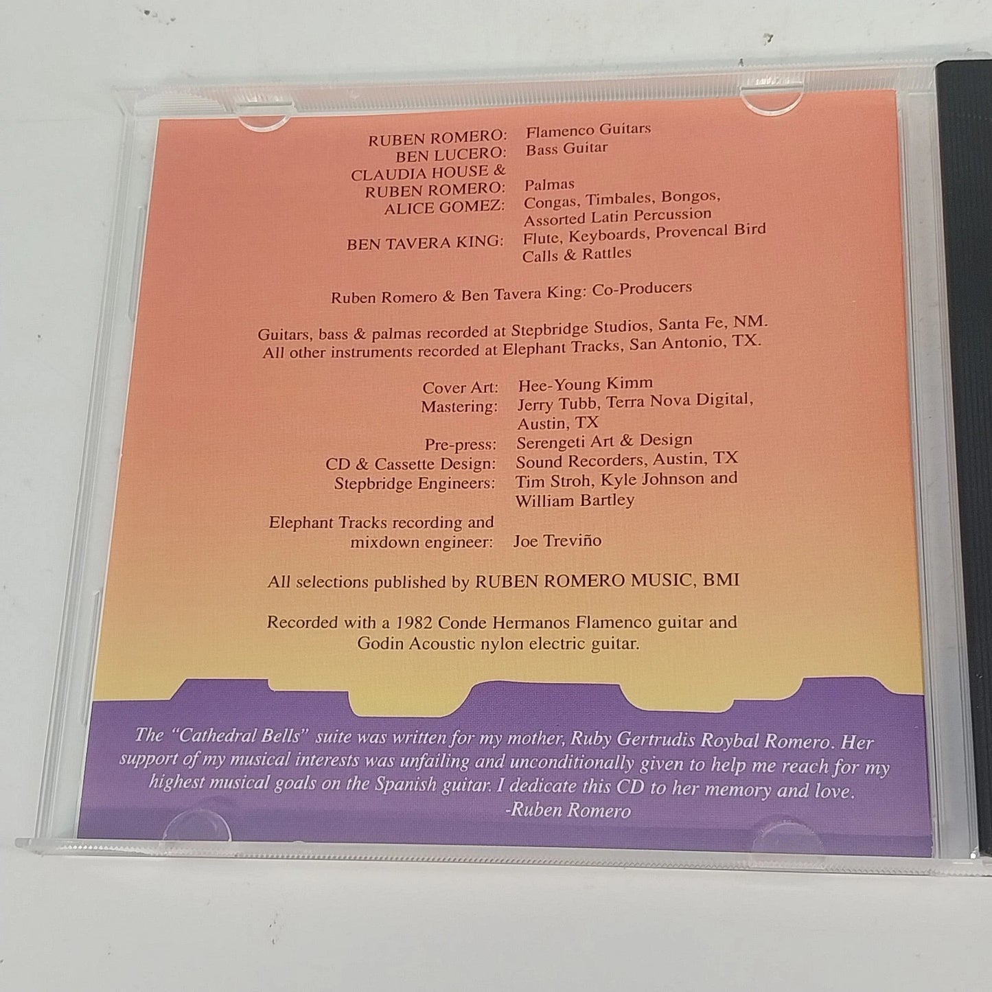 Ruben Romero Flamenco Southwest CD Flamenco Guitar New Age World Music Instrmntl
