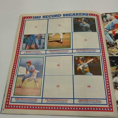 Topps MLB Baseball Sticker Album Include Hall of Famers 1983 Edition Used USA