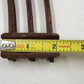 11 Model Train Curve Track Sections O Gauge 31" Diameter Brown Ties Rusty